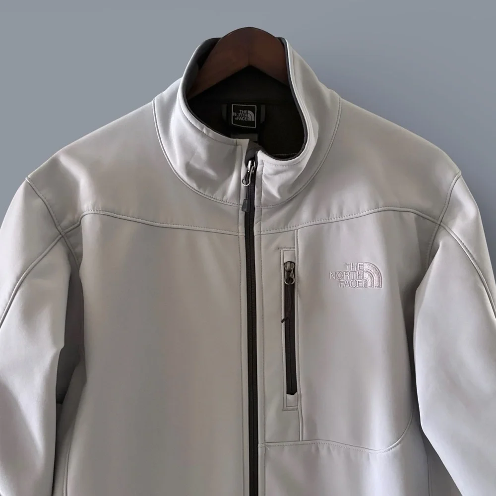 THE NORTH FACE AL5C Apex Bionic 3 Soft Shell Men’s Jacket | Silver Gray | Large - Picture 4 of 10